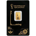 1g Gold Barren PAMP FIFA World Cup 2022 Qatar 999.9 Feingold Weltmeisterschaft