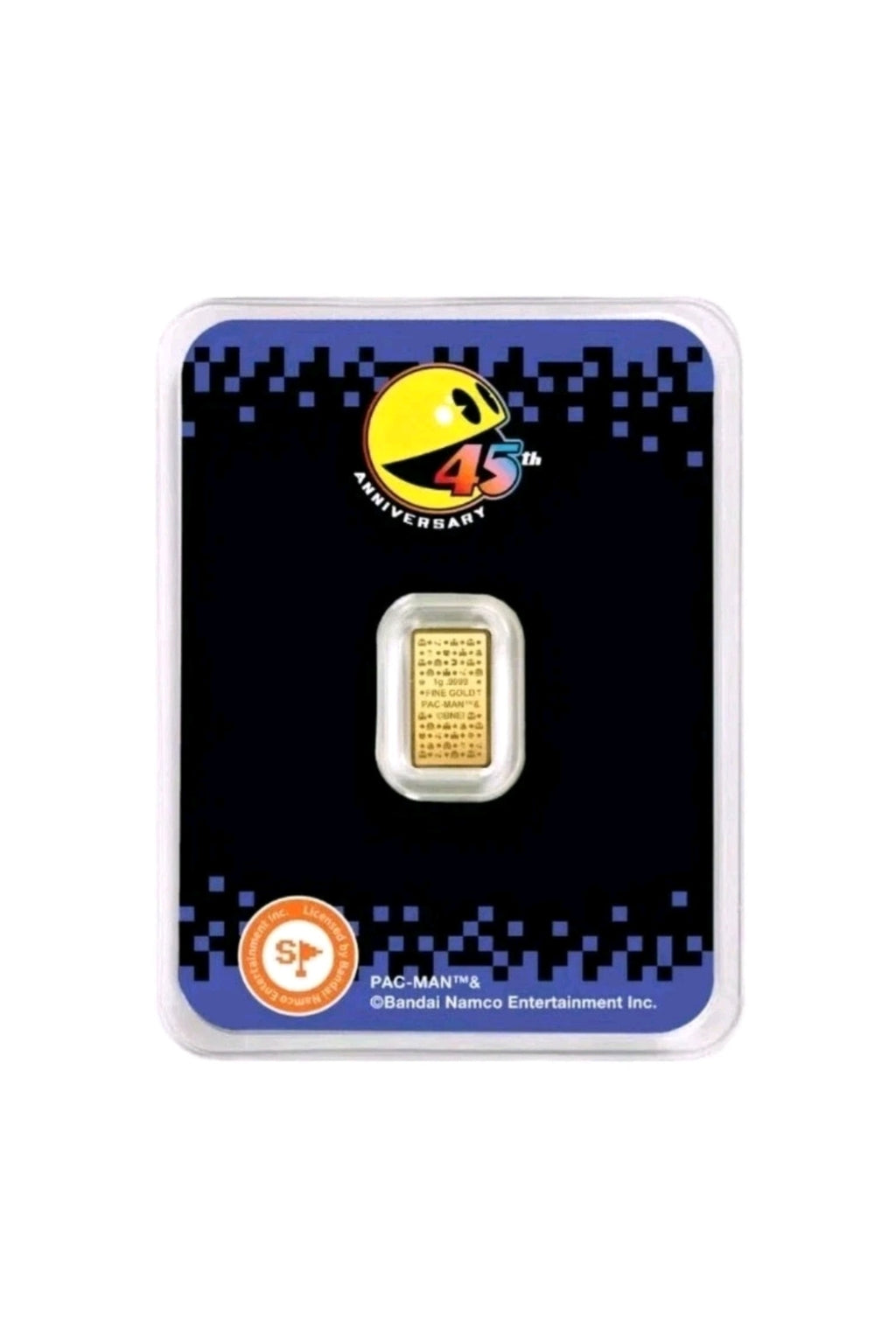 1g Goldbarren PAMP Pac-Man 45th Anniversary 999.9 Feingold im Blister