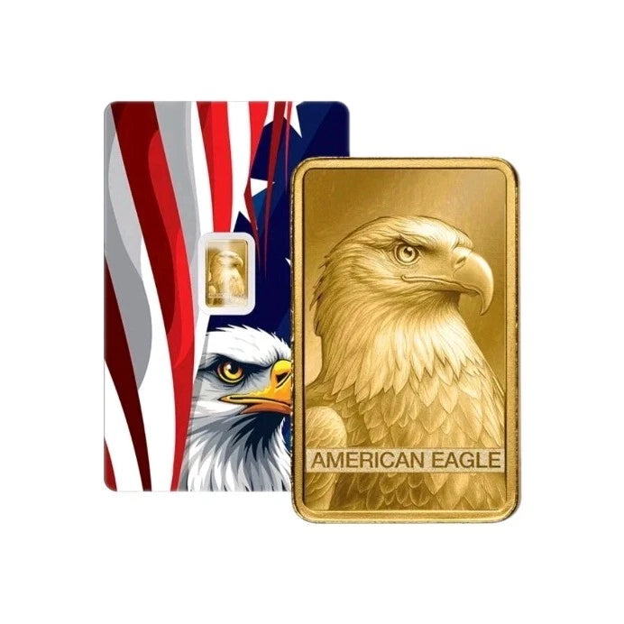 1g Goldbarren PAMP American Eagle 2026 999.9 Feingold NEU RARE