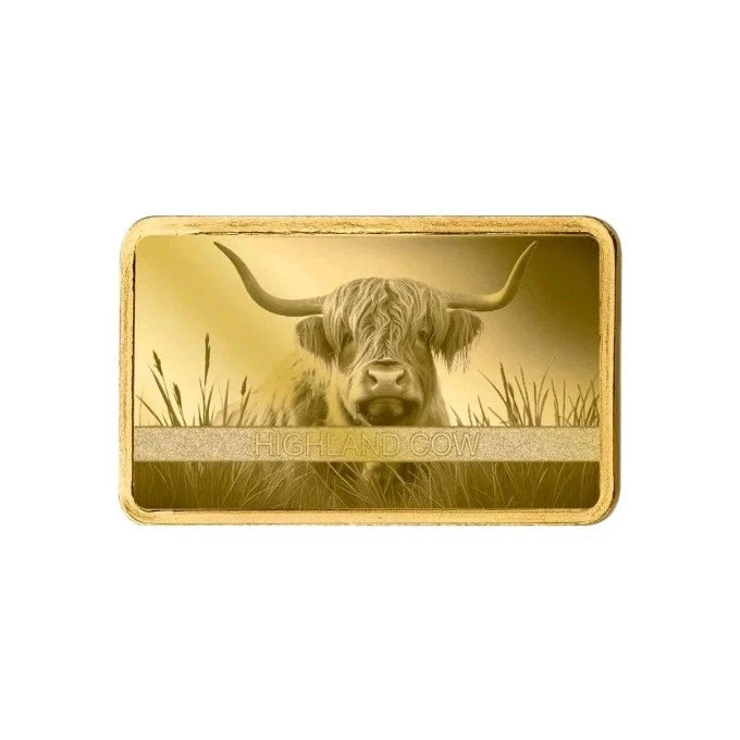 1g Goldbarren PAMP Highland Cow 2026 999.9 Feingold NEU