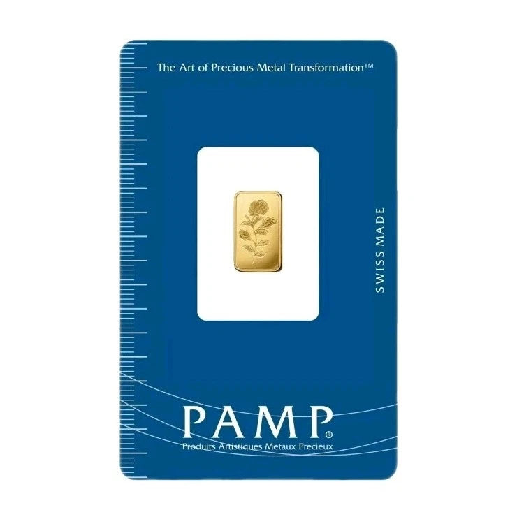 1g Gold Barren PAMP Rose 999.9 Feingold 1 Gramm PAMP Suisse Schweiz