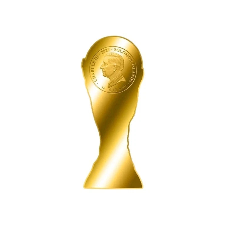 Gold 1g FIFA World Cup 2026 Trophy PP Solomon Islands
