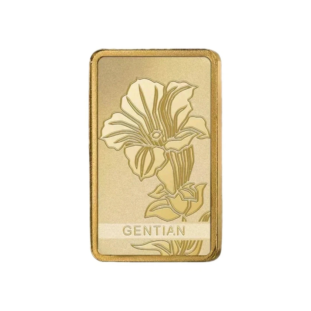 NEW 1g Goldbarren PAMP Enzian 2026 999.9 Feingold Gentian NEU RARE