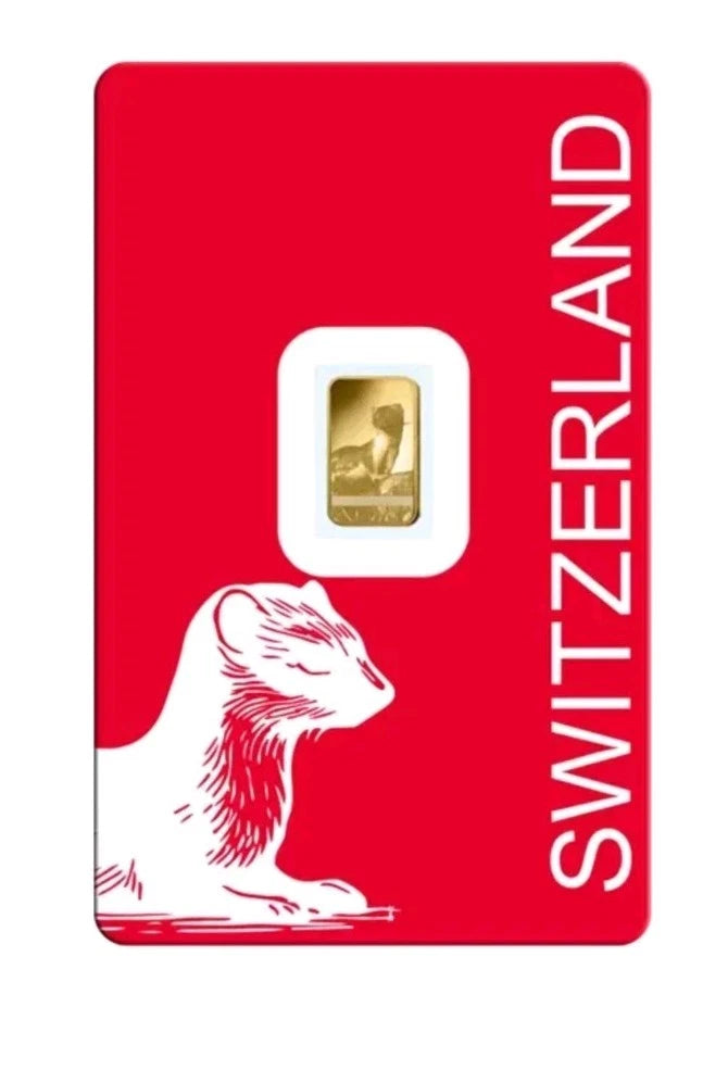 NEW 1g Goldbarren PAMP Hermelin 2026 999.9 Feingold Ermine NEU RARE