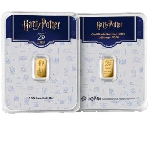 NEW 0.5g Gold PAMP Harry Potter Goldbarren Hogwarts 999.9 Feingold 2026