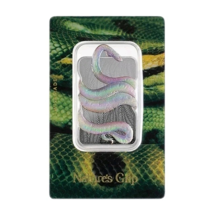 1oz Silber Barren PAMP Anakonda 999 Feinsilber Niue 2 Dollar Anaconda 2024