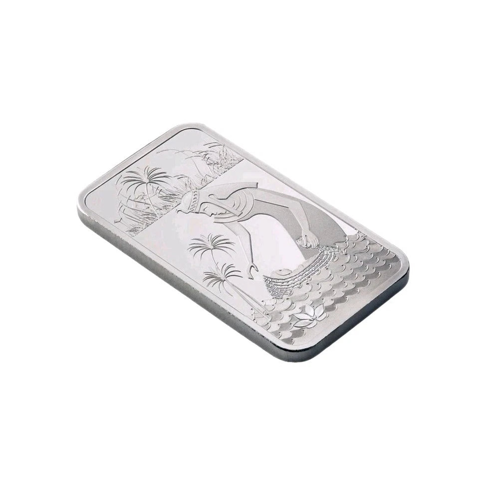 PAMP Silberbarren Moses & Batya 1 Oz Silber 9999 im original Blister 999 Silver