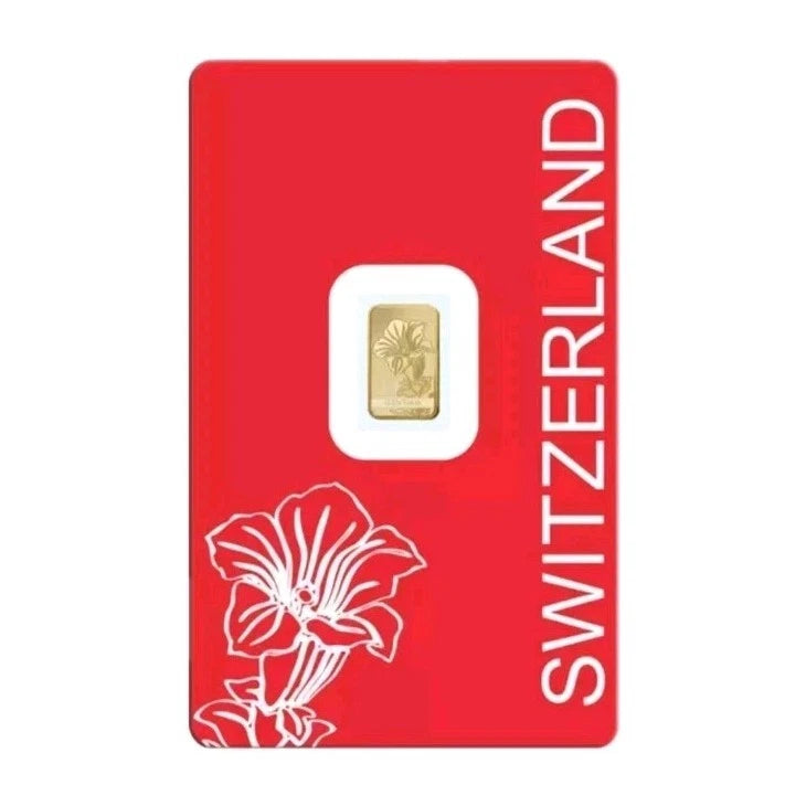 NEW 1g Goldbarren PAMP Enzian 2026 999.9 Feingold Gentian NEU RARE