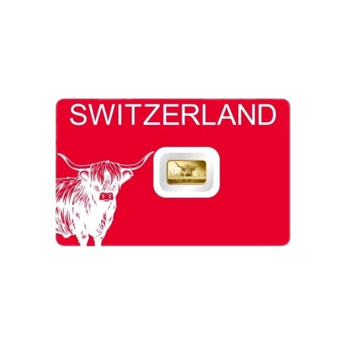1g Goldbarren PAMP Highland Cow 2026 999.9 Feingold NEU