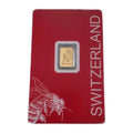 1g Goldbarren PAMP Biene Bee 999.9 Feingold