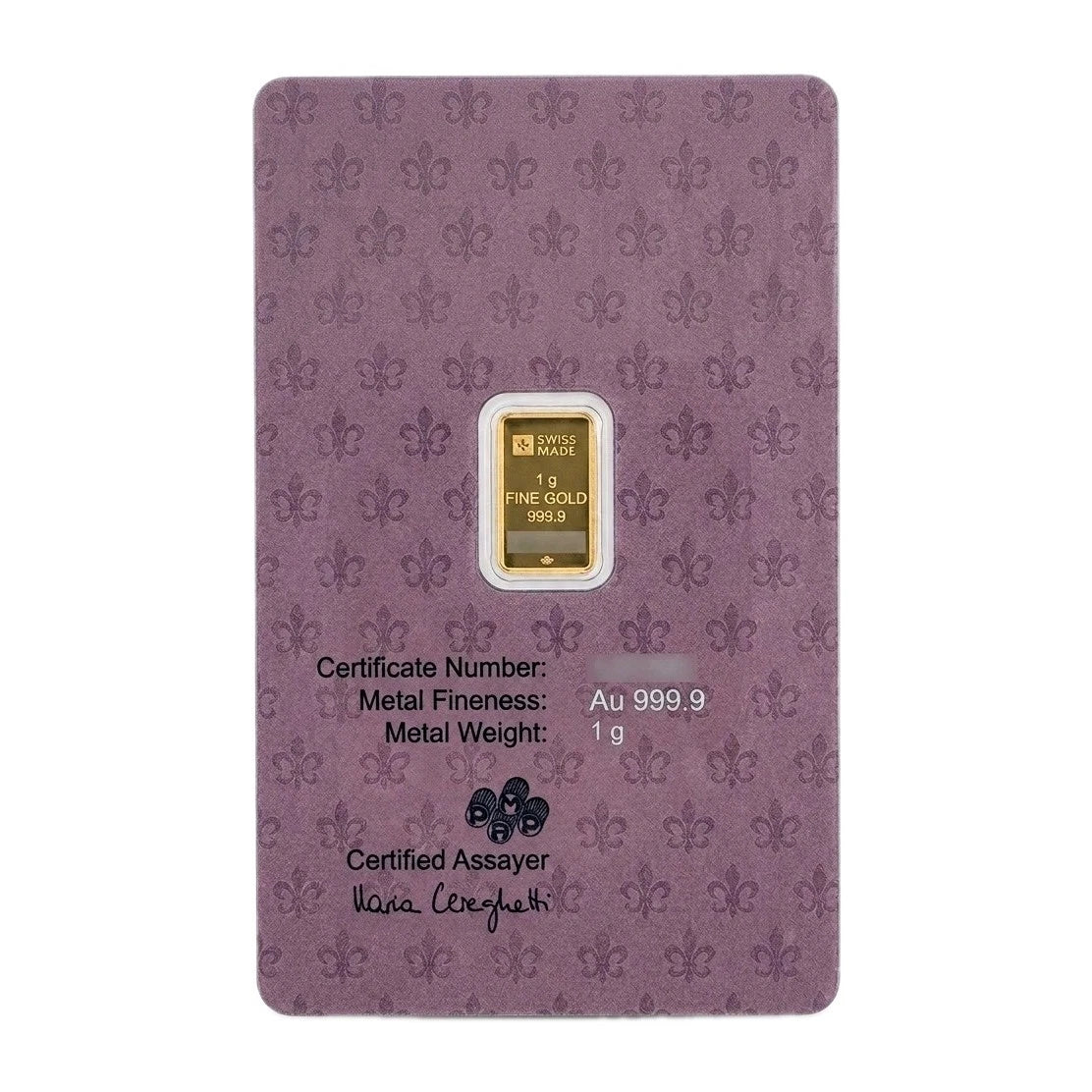 1g PAMP Goldbarren Coronation Charles 999.9 Feingold Krönung RARE