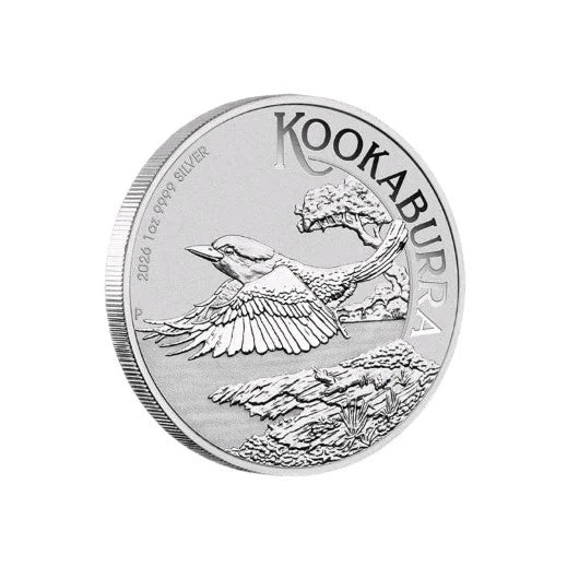 1oz Silbermünze Kookaburra 2026 Perth Mint 999 Silber Australien + gratis Kapsel